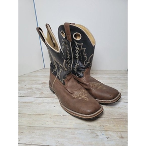 SMOKY MOUNTAIN BOOTS Blaze Western Boots, Color: Brown/Black Size‎ 7